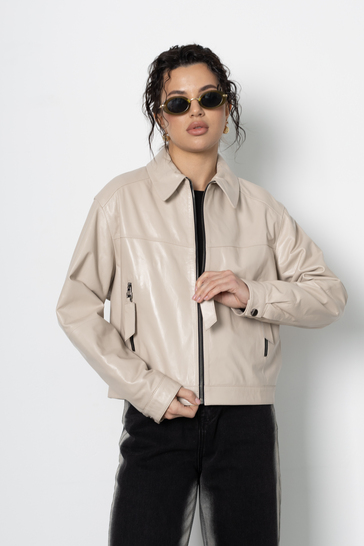 Куртка кожаная