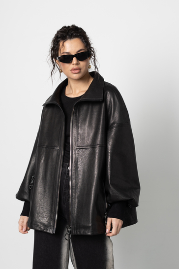 Куртка кожаная