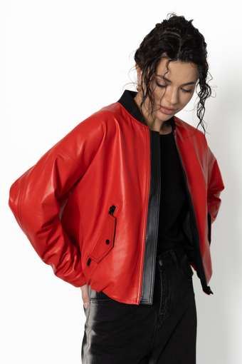 Куртка кожаная