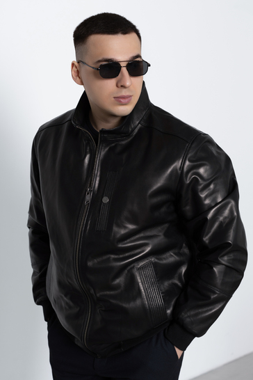 Куртка кожаная