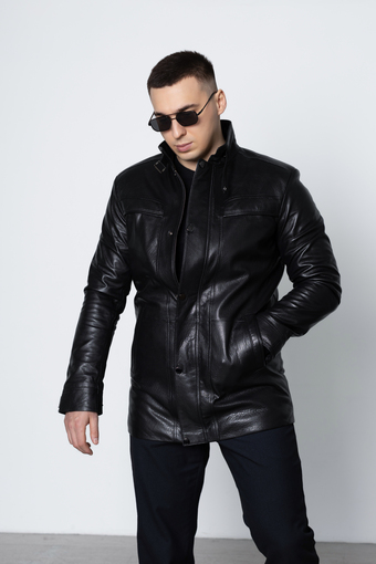 Куртка кожаная