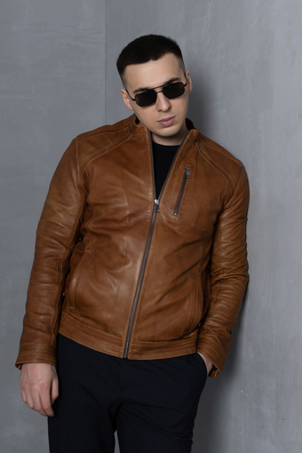 Куртка кожаная