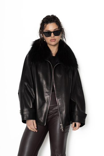 Куртка кожаная