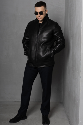 Куртка кожаная