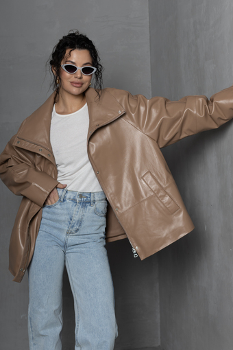 Куртка кожаная