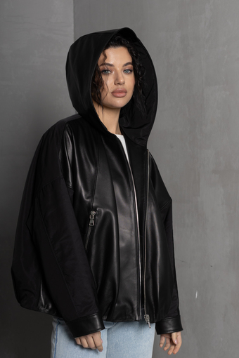 Куртка кожаная